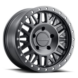 Raceline 951B Ryno 17x9in / 5x139.7 BP / -12mm Offset / 106.5mm Bore - Satin Black Wheel
