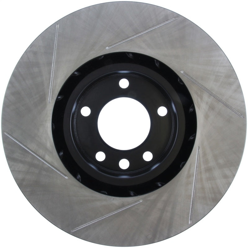 StopTech 11-14 Porsche Cayenne / 11-15 VW Touareg Front Left Slotted Sport Brake Rotor