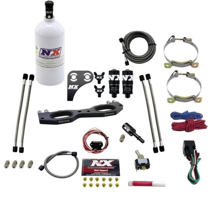 Nitrous Express Polaris RZR 900cc Nitrous Plate Kit w/2.5lb Bottle