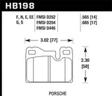 Hawk 83-91 Porsche 944 HPS 5.0 Rear Brake Pads