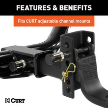 Load image into Gallery viewer, Curt Channel Mount Lock Set (5/8in Diameter)