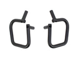 Fishbone Offroad 07-18 Jeep Wrangler JK 2/4 Door Steel Grab Handles Front - Blk Txtrd Powdercoat