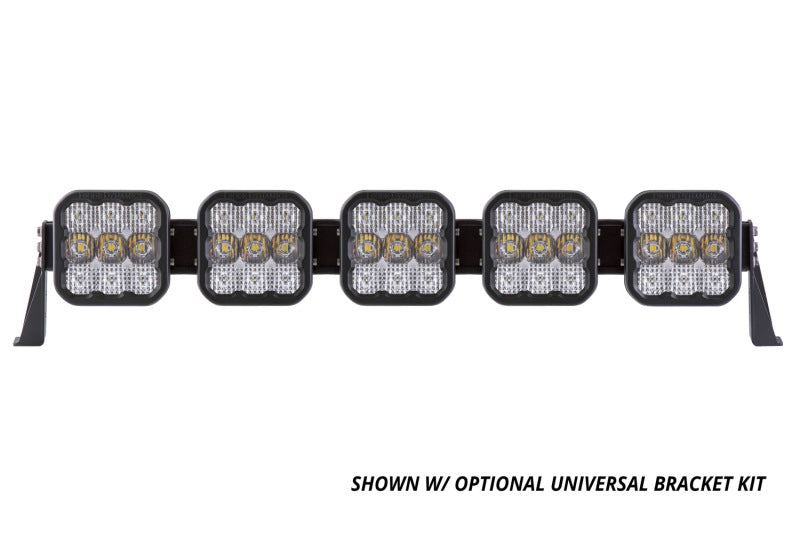 Diode Dynamics SS5 Pro Universal CrossLink 5-Pod Lightbar - Yellow Driving