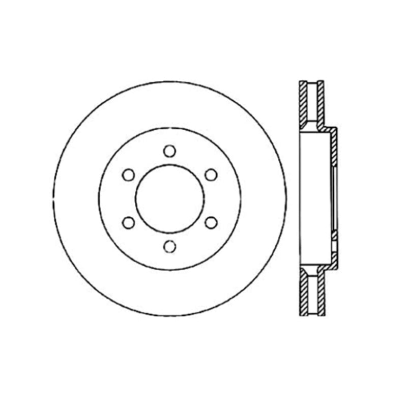 StopTech Performance 04-08 Ford F-150 Performance CryoStop Front Brake Rotor