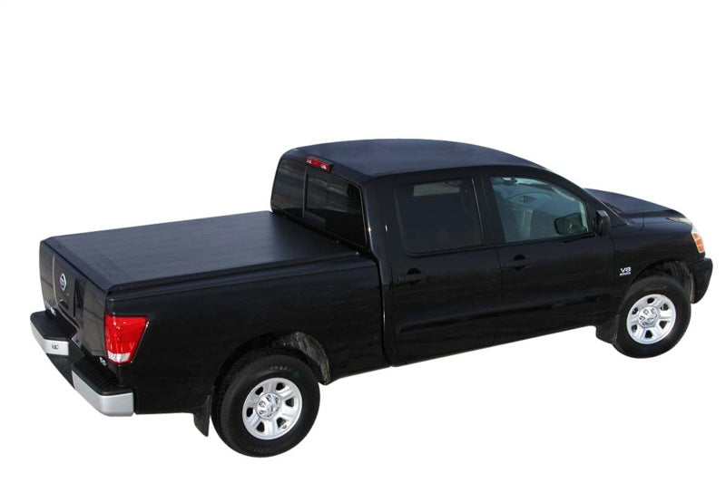 Access Literider 08-09 Titan King Cab 8ft 2in Bed (Clamps On w/ or w/o Utili-Track) Roll-Up Cover