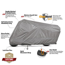 Load image into Gallery viewer, Dowco Cruisers (Small/Medium Models) WeatherAll Plus Motorcycle Cover - Gray