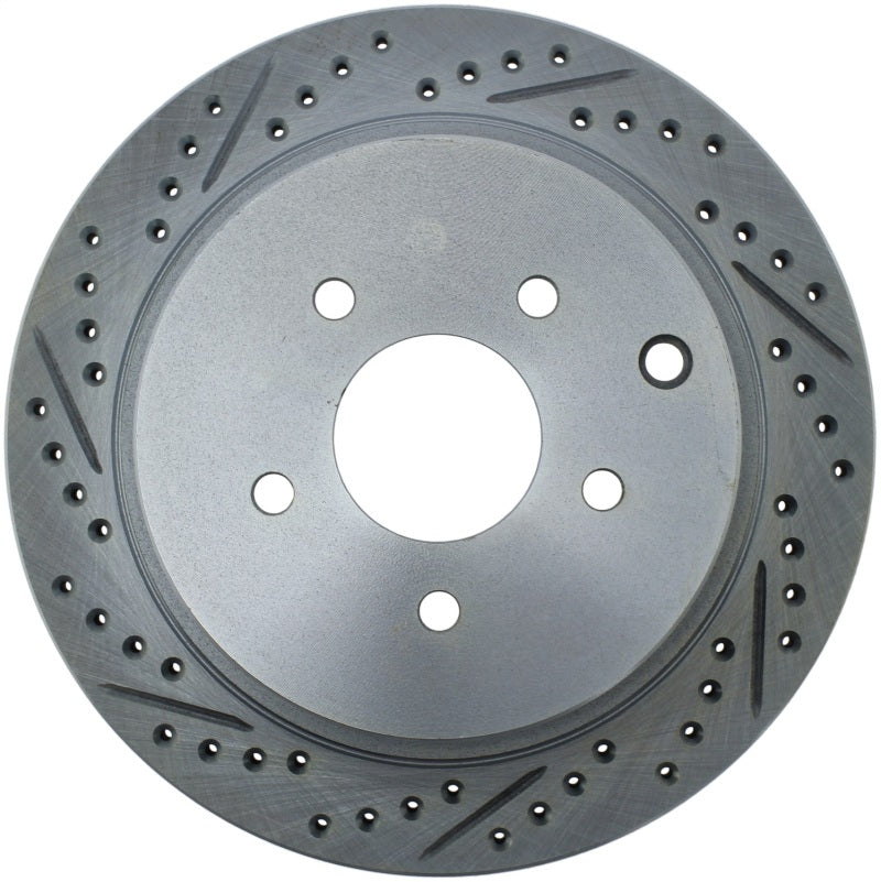 StopTech 03-12 Infiniti FX35 Sport Slotted &amp; Drilled Right Rear Rotor