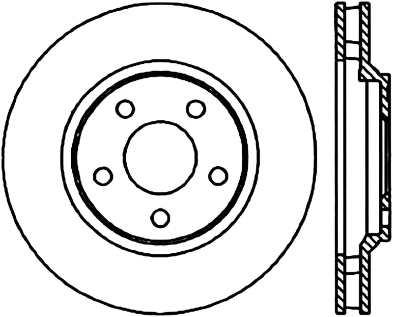 StopTech Drilled Sport Brake Rotor