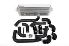 Load image into Gallery viewer, GrimmSpeed 2008-2014 Subaru WRX Front Mount Intercooler Kit Raw Core / Black Pipe