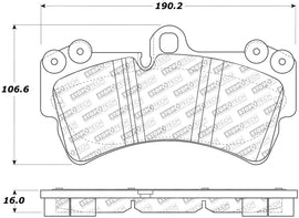 StopTech Street Touring Porsche Brake Pads
