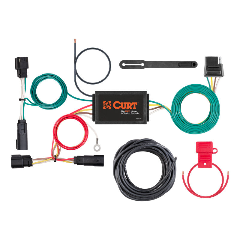 Curt 17-18 Ford Escape Custom Wiring Harness (4-Way Flat Output)