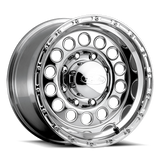 Raceline 887 Rock Crusher 17x9in / 6x139.7 BP / 0mm Offset / 107.95mm Bore - Polished Wheel