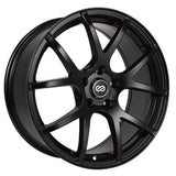 Enkei M52 17x7.5 50mm Offset 5x114.3 Bolt Pattern 72.6mm Bore Dia Matte Black Wheel