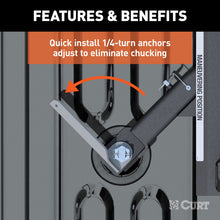 Load image into Gallery viewer, Curt A20 5th Wheel Hitch w/Roller and Ram Puck System Adapter