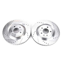 Load image into Gallery viewer, Power Stop 11-14 Ford Mustang Front Evolution Drilled &amp; Slotted Rotors - Pair