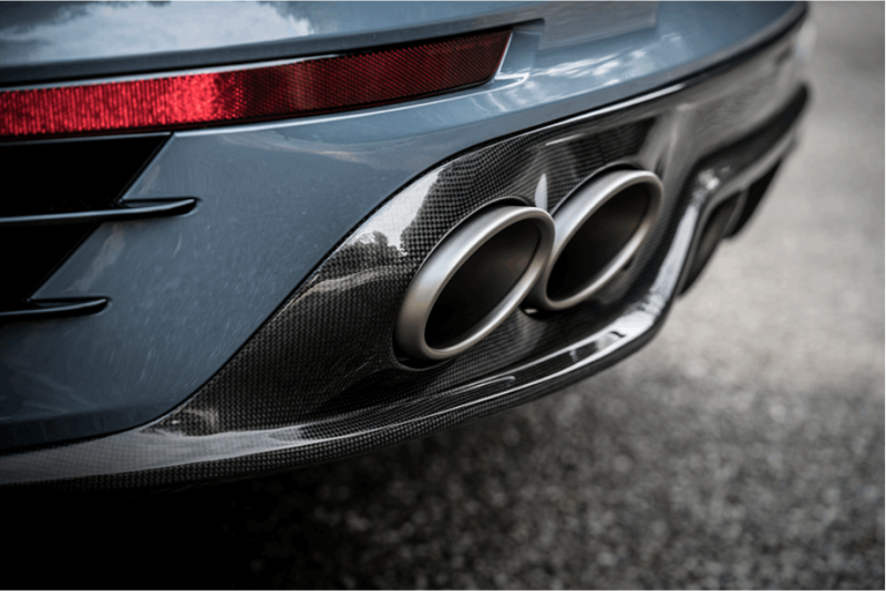 Akrapovic 16-17 Porsche 911 Turbo/Turbo S (991.2) Rear Carbon Fiber Diffuser - Matte