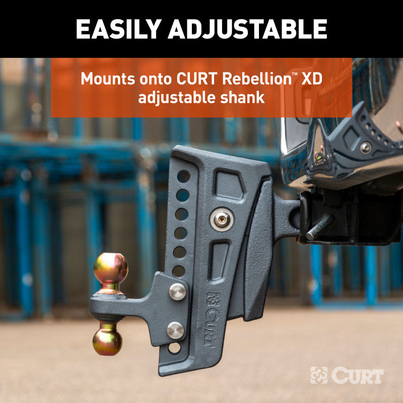 Curt Replacement Rebellion XD Adjustable Dual Ball 2in & 2-5/16in