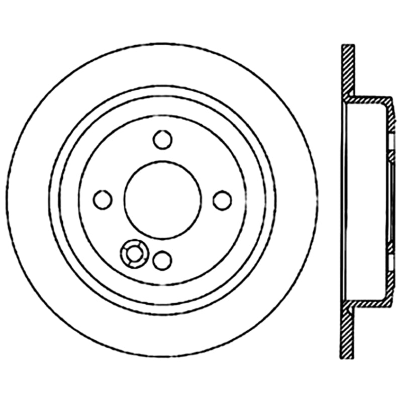 Stoptech 02-06 Mini Cooper / Mini Cooper S Rear CRYO-STOP Rotor