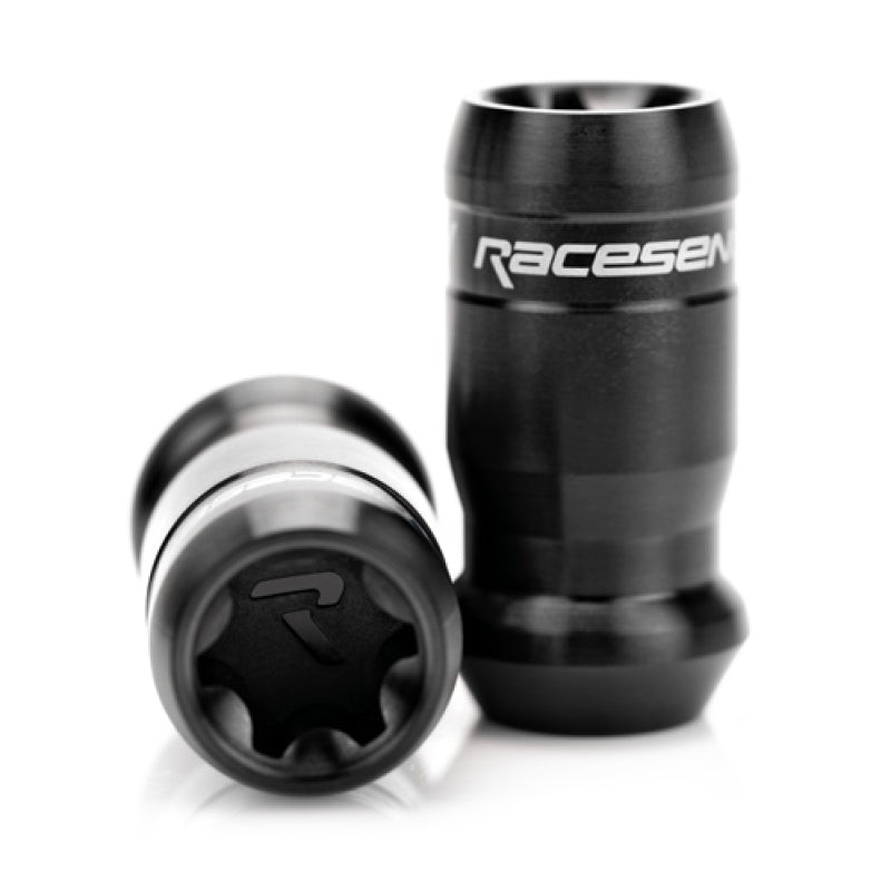 Raceseng TNR-1 Titanium Lug Nut (Single) - M14x1.5mm - Brushed Black