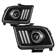 Load image into Gallery viewer, Spyder Ford Mustang 05-08 V2 High-Power LED Headlights - Black PRO-YD-FM05AP-BK