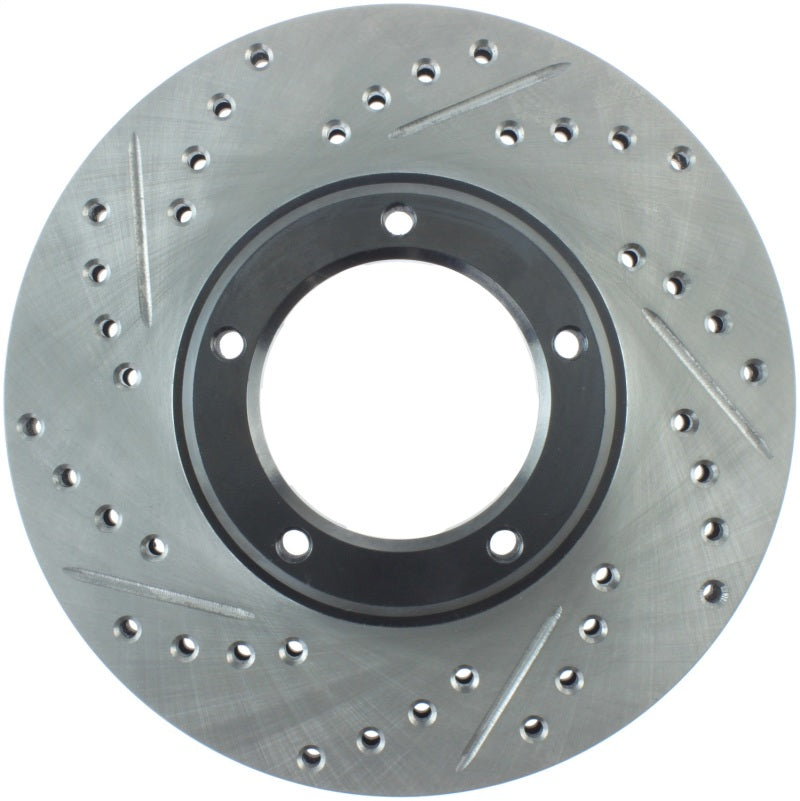 StopTech 95-04 Toyota Tacoma Right Front Slotted & Drilled Rotor