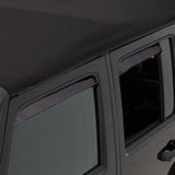 AVS 85-90 Buick Electra Ventshade Front & Rear Window Deflectors 4pc - Black