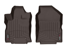 Load image into Gallery viewer, WeatherTech 2019+ Subaru Ascent Front FloorLiners - Cocoa