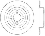 Stoptech 09-16 Mini Cooper Premium CryoStop High-Carbon Rear Rotor