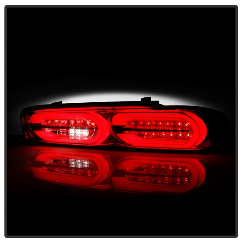 Spyder Chevy Camaro 16-18 Halogen LED Tail Lights Chrome ALT-YD-CCAM16HAL-SEQ-C