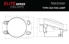 Load image into Gallery viewer, Diode Dynamics Elite Series Type CGX Fog Lamps - White (Pair)