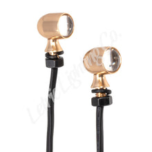 Load image into Gallery viewer, Letric Lighting 12mm Mini Red Turn Signal LEDs- Gold Anodized