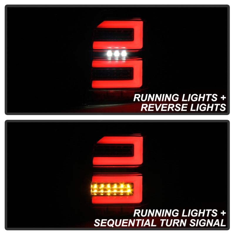 Spyder Toyota 4Runner 10-14 LED Tail Lights - Sequential Turn Signal - Black ALT-YD-T4R10-SEQ-BK