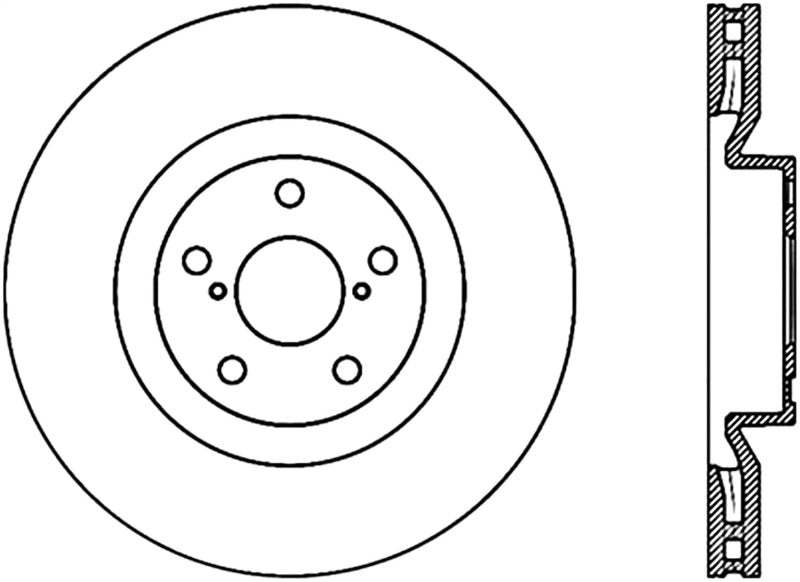 StopTech Drilled Sport Brake Rotor