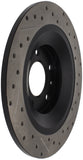 StopTech 06-07 Mazda Tribute 6 Slotted & Drilled Right Rear Rotor