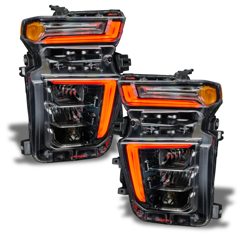 Oracle 20-21 Chevy Silverado HD 2500 RGB+W Headlight DRL Kit - ColorSHIFT w/o Controller