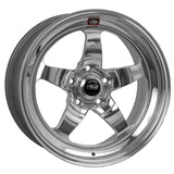 Weld S71 17x7 / 5x4.75 BP / 3.9in. BS Polished Wheel (Low Pad) - Non-Beadlock