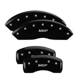 MGP 4 Caliper Covers Engraved Front & Rear MGP Black Finish Silver Char 2013 Mercedes-Benz SL550