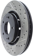 Load image into Gallery viewer, StopTech 09-15 Mitsubishi Lancer Ralliart Sport Stop Slotted &amp; Drilled Front Left Rotor