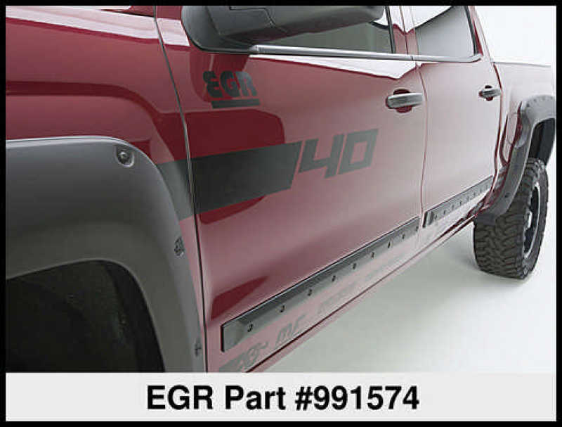 EGR Double Cab Front 41.5in Rear 28in Bolt-On Look Body Side Moldings (991574)