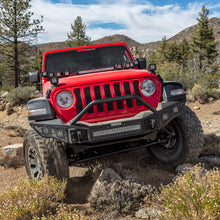 Load image into Gallery viewer, Go Rhino 07-20 Jeep Wrangler JL/JLU/JK/JKU/Gladiator JT Rockline Full Width Bumper w/ Overrider - GTR Auto