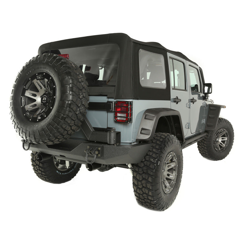 Rugged Ridge Sailcloth Soft Top Black Diamond 10-18 4-Door JK