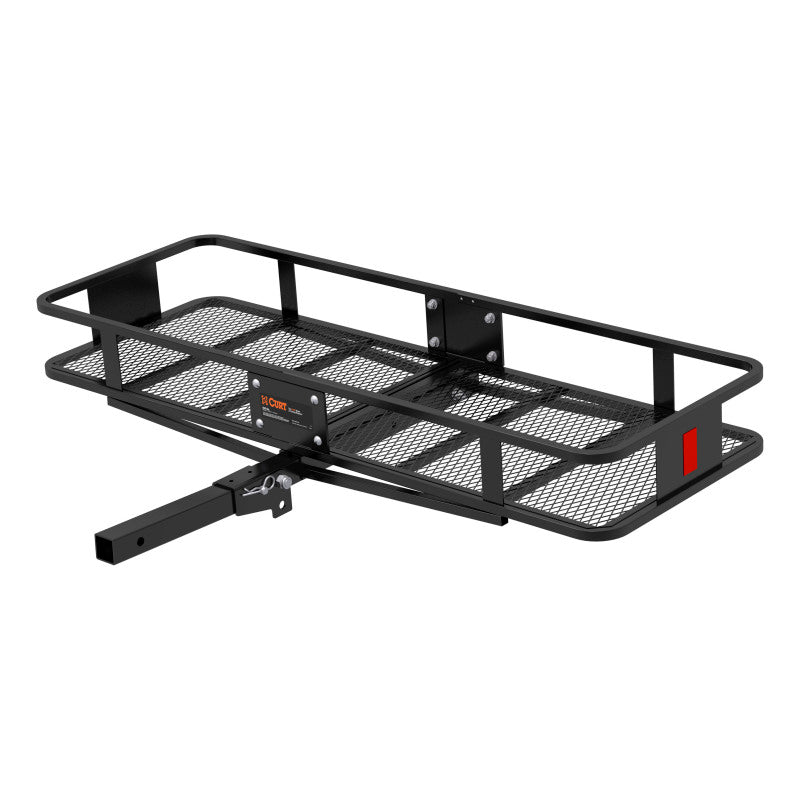 Curt 60in x 20in Basket-Style Cargo Carrier (Folding 2in Shank)