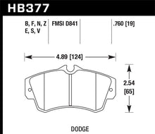 Load image into Gallery viewer, Hawk 2003-2008 Chrysler PT Cruiser Turbo HPS 5.0 Front Brake Pads