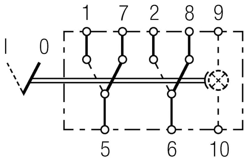 Hella Switch Rocker Spdt 6 Pole