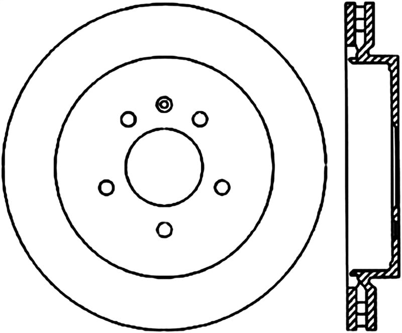 StopTech Drilled Sport Brake Rotor