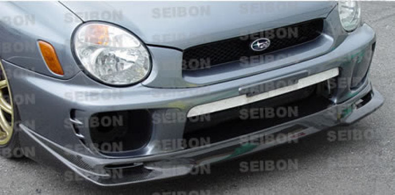 Seibon 02-03 Subaru WRX GD Carbon Fiber Front Lip