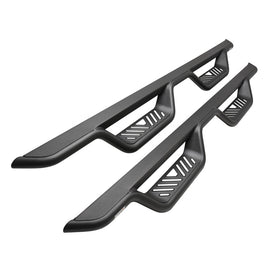 Westin 19-22 Chevrolet Silverado / GMC Sierra Double Cab Outlaw Nerf Step Bars - Textured Black - GTR Auto