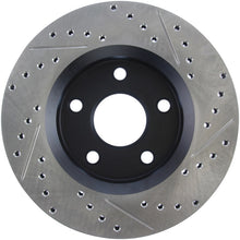 Load image into Gallery viewer, StopTech 07-13 Jeep Wrangler Slotted &amp; Drilled Right Front Rotor