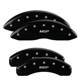 MGP 4 Caliper Covers Engraved Front & Rear MGP Yellow Finish Black Char 2001 Chevrolet Impala