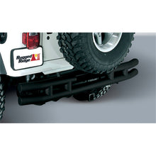 Load image into Gallery viewer, Rugged Ridge 3-In Dbl Tube Rear Bumper w/ Hitch 55-86 CJ